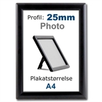 Photo snapramme m/ sort 25mm profil