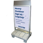 Alu-Line m/logo Gadeskilt