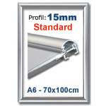Alu 15mm Snapramme