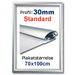 70x100cm snaprammer med 30mm profil