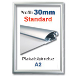 A2 snaprammer med 30mm profil