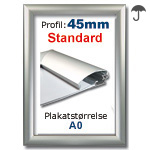 A0Snapramme med 45mm alu profil
