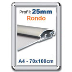 Alu Rondo 25mm Snaprammer