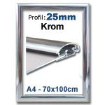 Alu Krom 25mm Snaprammer