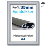A4 Vandsikre Snaprammer med 35mm profil