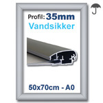 Alu Vandsikker 35mm Snaprammer