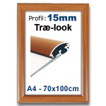 Snaprammer med tr�-look profil
