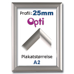 A4 Opti snaprammer med 25mm profil