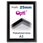 A4 Opti snaprammer med 25mm profil