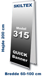Quick-Dobbelt banner stand