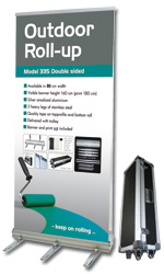 Udend&oslash;rs Dobbeltsidet Roll Up