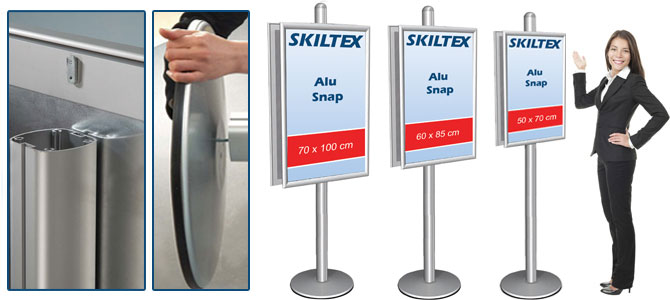 Alu Snap Dobbeltsidet Multistand
