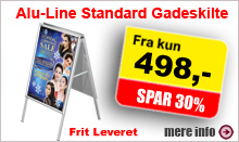 Alu-Line Standard Gadeskilt
