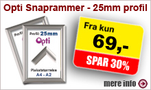 Alu Opti 25mm Snaprammer