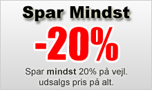 Spar mindst 20%