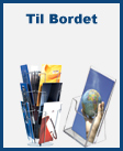 Brochureholdere til bord