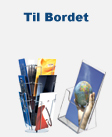 Brochureholdere til bord
