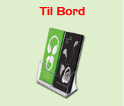 Brochureholdere til bord