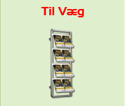 Brochureholdere til V&aelig;g