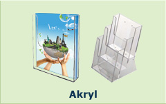 Akryl brochureholdere