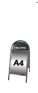 A4 Gadeskilte