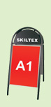 Gadeskilte med A1 plakatformat