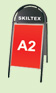 Gadeskilte med A2 plakatformat