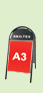 Gadeskilte med A3 plakatformat