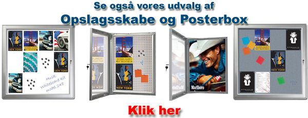 Opslagsskabe & Posterbox