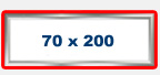 Snaprammer til 70 x 200 cm plakater