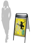 Expo Logo Gadeskilt - Sort