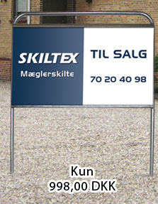 Estate M�glerskilt stor