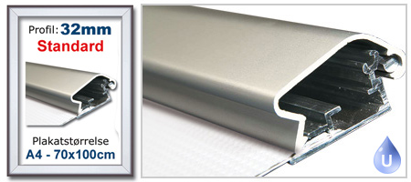 Snaprammer med 32mm profil