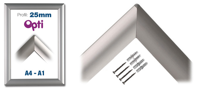 Opti Snaprammer med 25mm profil