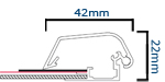 42mm Security snapramme profil