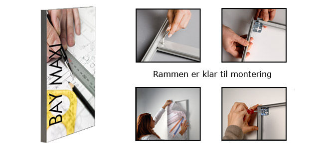 Bay Maxi Ramme Enkeltsidet