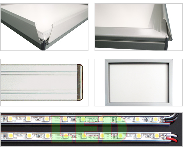 LED Slim-light lux Dobbeltsidet