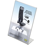L-Stand H�jformat Akrylholder