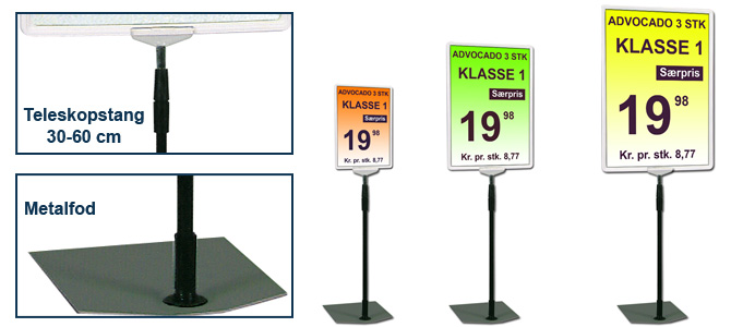 Flex plast skilteholder