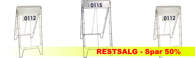 STOP SIGN gadeskilt m/ Logoplade