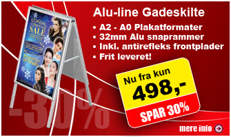Alu-Line Standard Gadeskilte
