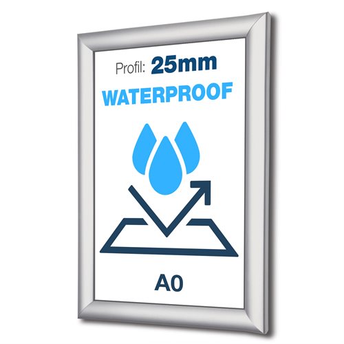 Vandsikker PLUS IP56 klikramme A0 - 35mm profil