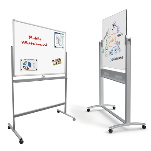 Whiteboard på hjul