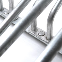 Connect stål cykelstativ - Solidt cykelstativ i galvaniseret stål