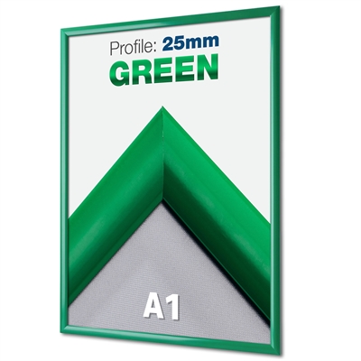 Grøn Klikramme med 25mm profil - A1