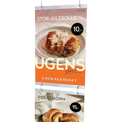 APET Plastlomme med 4 øjer - A4