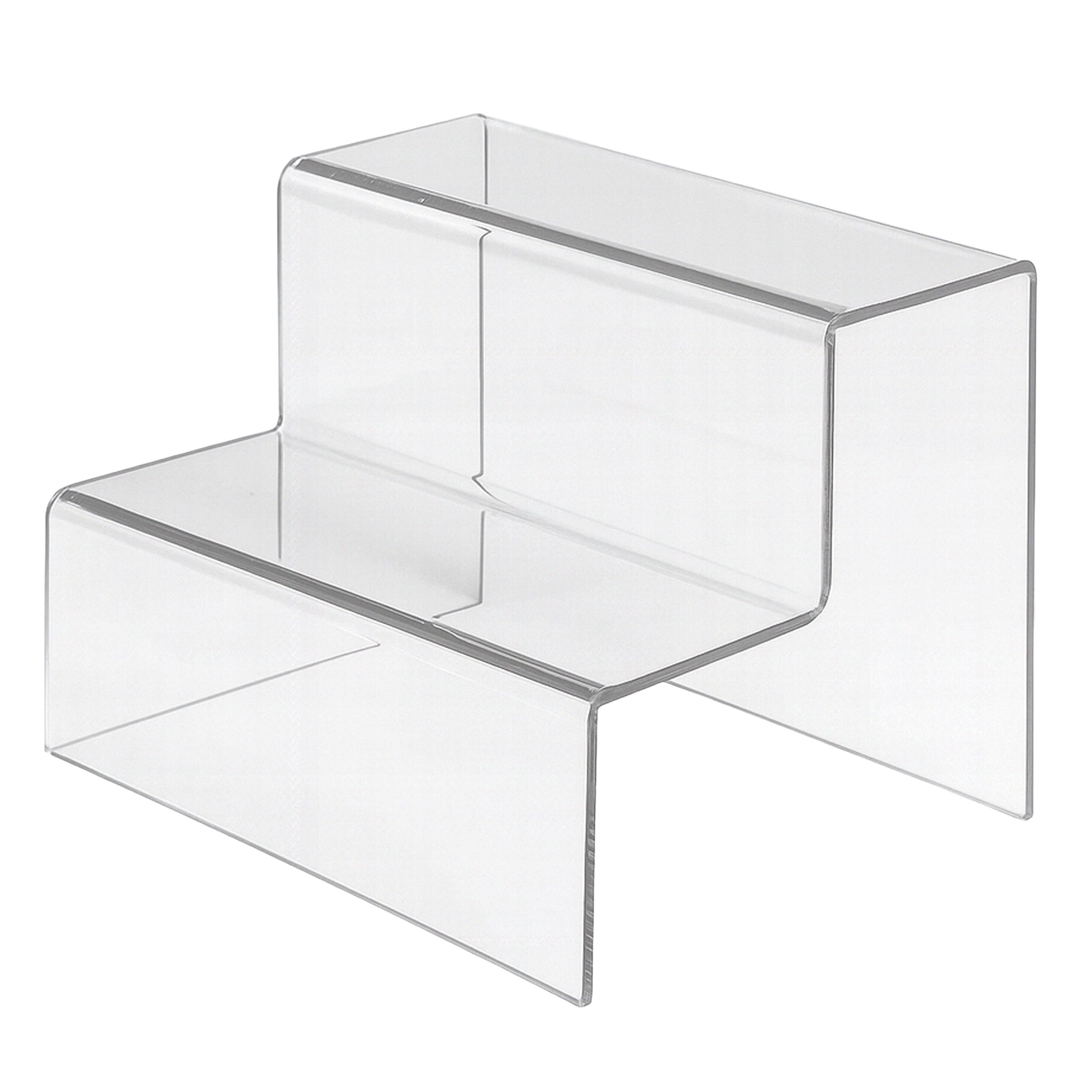 Akryl Display Trappe - 2 Trin - 220 x 180 x 160 mm