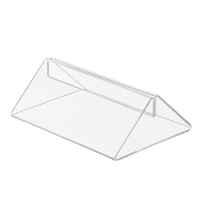 Akryl Skiltefod til bord - 15 cm