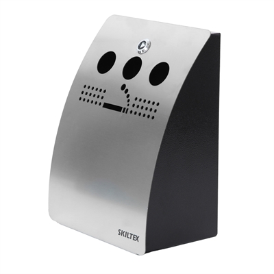 AshMax Diablo udendørs askebæger - Rustfri stålfront