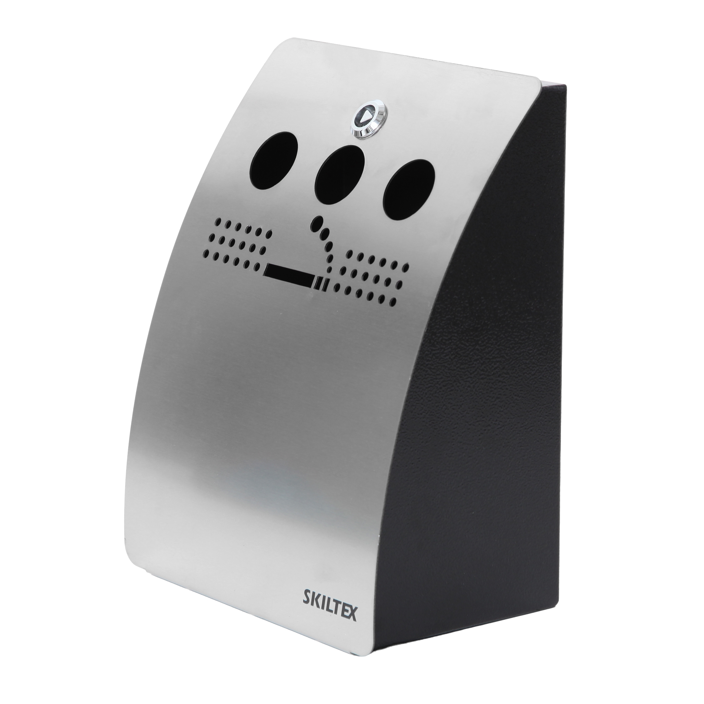 AshMax Diablo udendørs askebæger - Rustfri stålfront